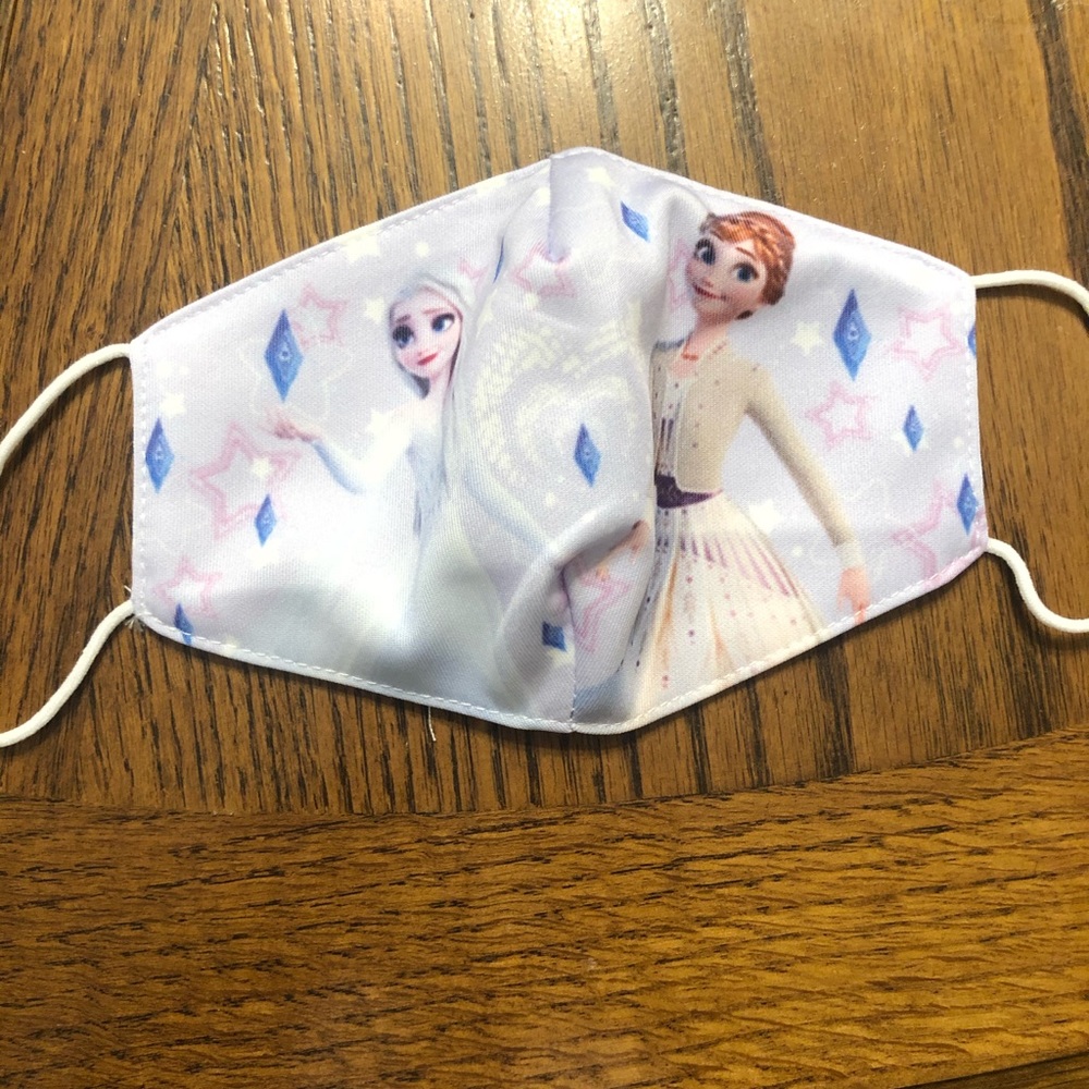Kids Cloth Face mask breathable Elsa and Onna